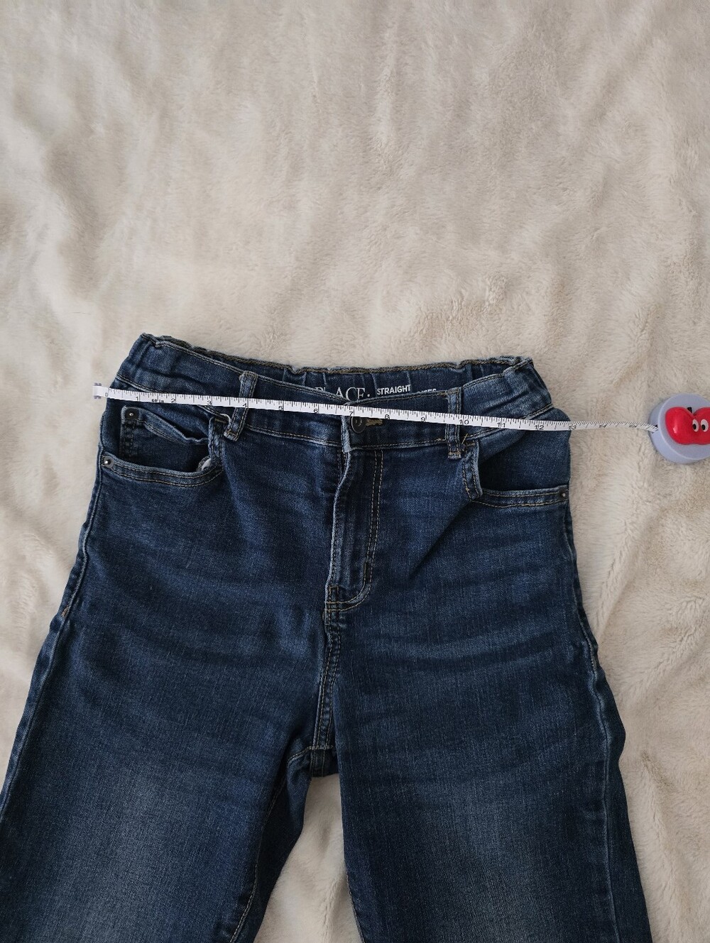 Place Dark Blue Straight Jeans -
